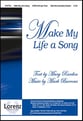 Make My Life a Song SATB choral sheet music cover